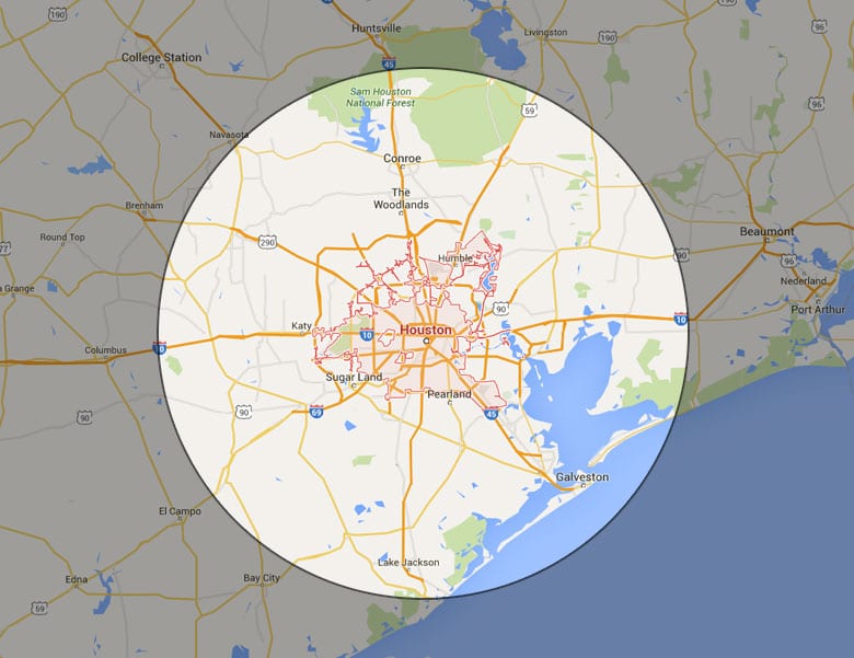 Houston Bed Bug Treatment Service Areas